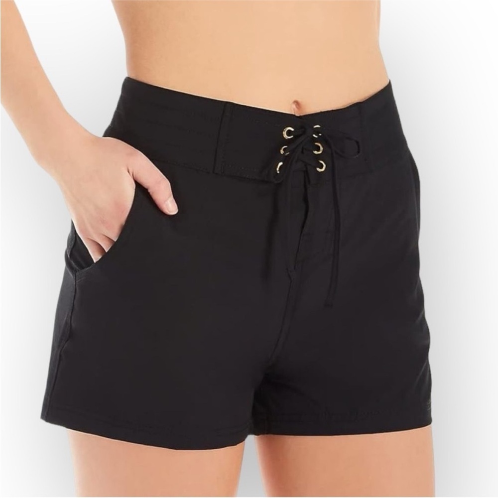 La Blanca Resortwear All Aboard Drawstring Board
Shorts Women's Swimwear Black S